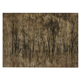 Addison Chantille ACN2083 Floral Machine Made Transitional Brown Rug