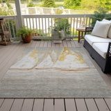 Addison Chantille ACN2084 Coastal Machine Made Transitional Taupe Rug