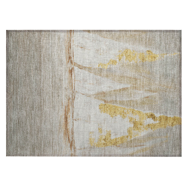Addison Chantille ACN2084 Coastal Machine Made Transitional Taupe Rug