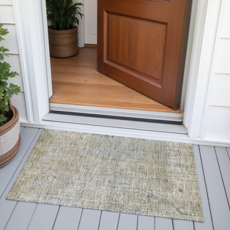 Addison Chantille ACN2087 Abstract Machine Made Transitional Beige Rug