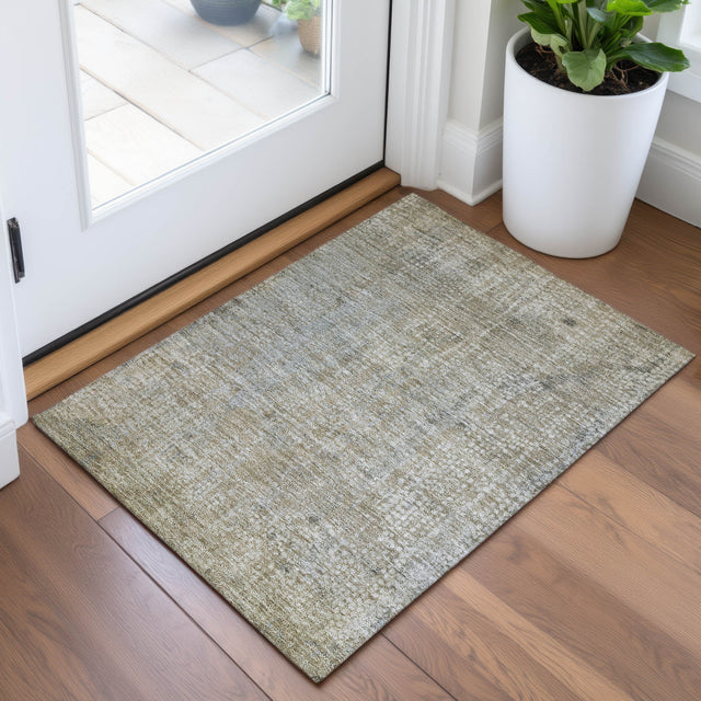 Addison Chantille ACN2087 Abstract Machine Made Transitional Beige Rug