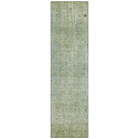 Addison Chantille ACN2087 Abstract Machine Made Transitional Green Rug