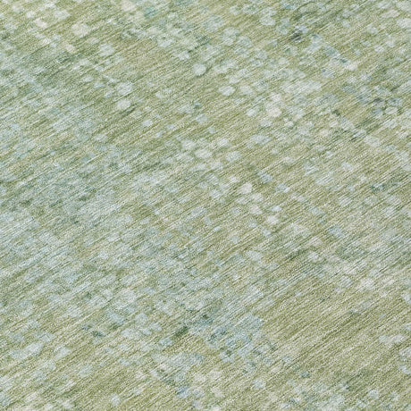 Addison Chantille ACN2087 Abstract Machine Made Transitional Green Rug