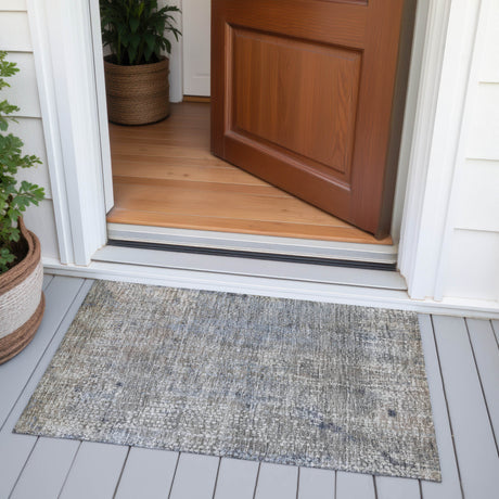 Addison Chantille ACN2087 Abstract Machine Made Transitional Taupe Rug