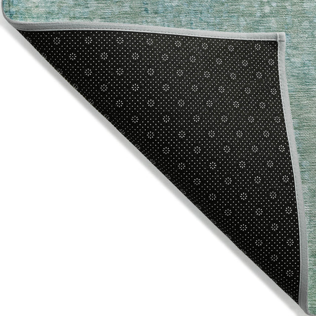Addison Chantille ACN2087 Abstract Machine Made Transitional Teal Rug