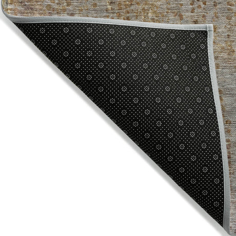 Addison Chantille ACN2088 Abstract Machine Made Transitional Brown Rug