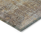 Addison Chantille ACN2088 Abstract Machine Made Transitional Brown Rug