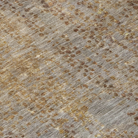 Addison Chantille ACN2088 Abstract Machine Made Transitional Brown Rug