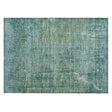 Addison Chantille ACN2088 Abstract Machine Made Transitional Teal Rug
