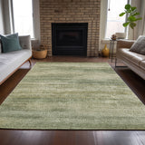 Addison Chantille ACN2089 Abstract Machine Made Transitional Aloe Rug