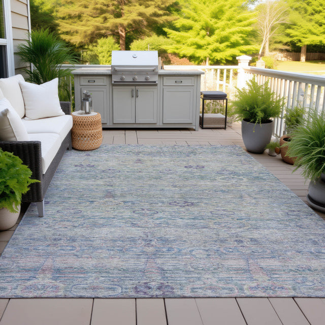 Addison Chantille ACN2090 Global Machine Made Traditional Plum Rug