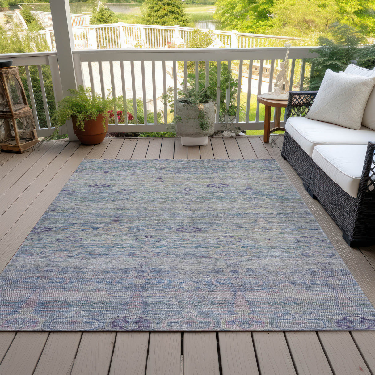 Addison Chantille ACN2090 Global Machine Made Traditional Plum Rug