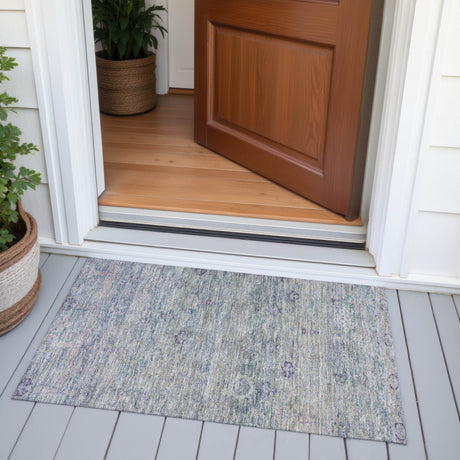 Addison Chantille ACN2090 Global Machine Made Traditional Plum Rug