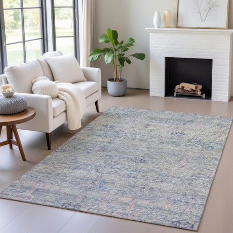 Addison Chantille ACN2090 Global Machine Made Traditional Plum Rug
