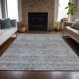 Addison Chantille ACN2090 Global Machine Made Traditional Plum Rug