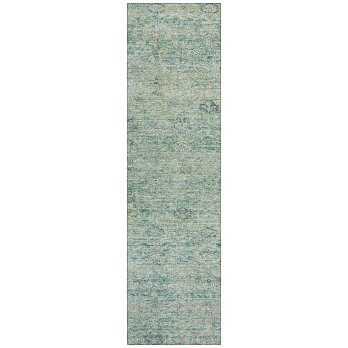 Addison Chantille ACN2090 Global Machine Made Traditional Teal Rug