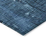 Addison Chantille ACN2092 Abstract Machine Made Transitional Blue Rug