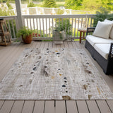 Addison Chantille ACN2092 Abstract Machine Made Transitional Linen Rug