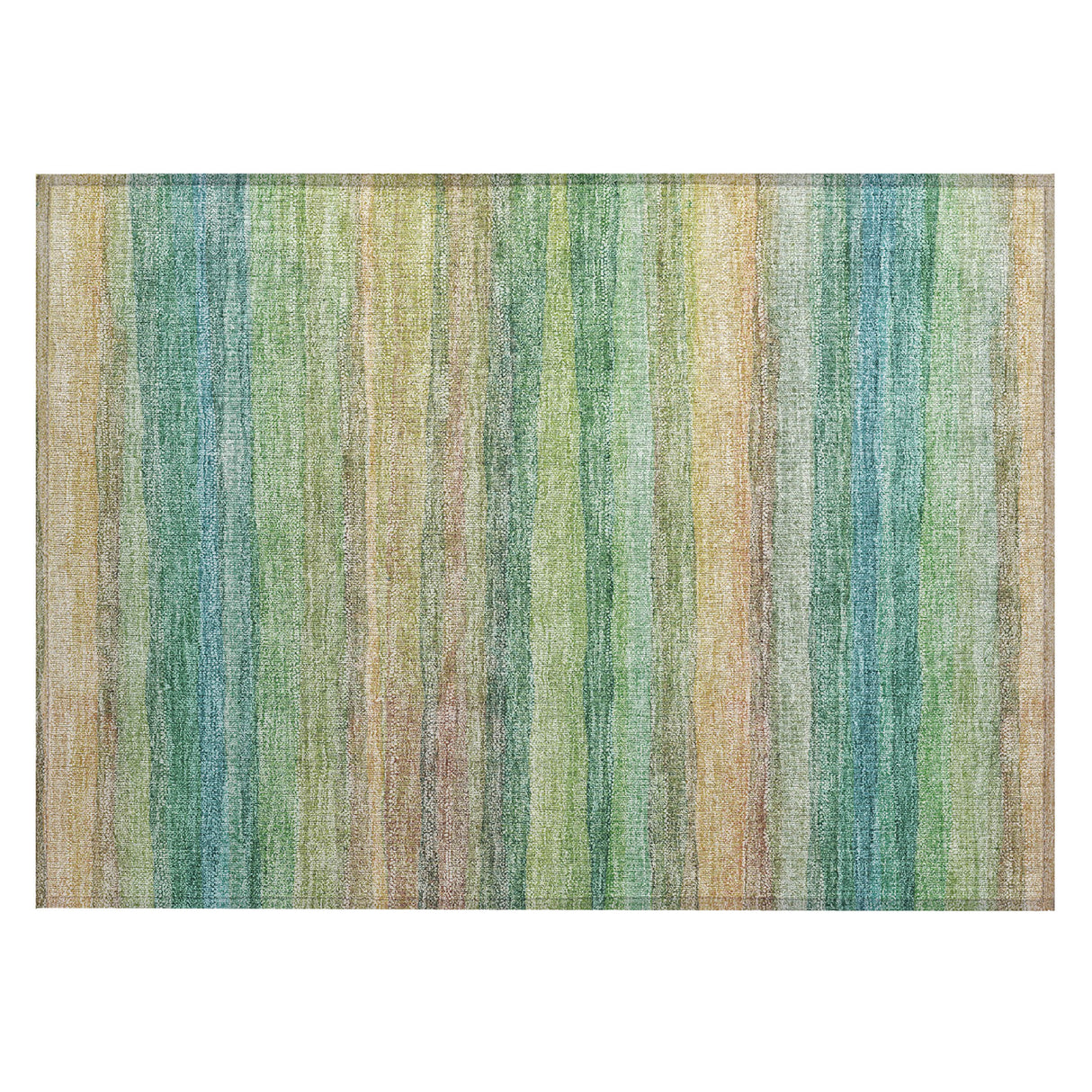 Addison Chantille ACN2093 Stripes Machine Made Transitional Aloe Rug