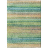 Addison Chantille ACN2093 Stripes Machine Made Transitional Aloe Rug