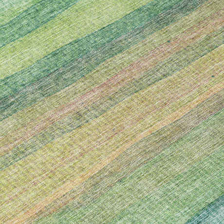 Addison Chantille ACN2093 Stripes Machine Made Transitional Aloe Rug