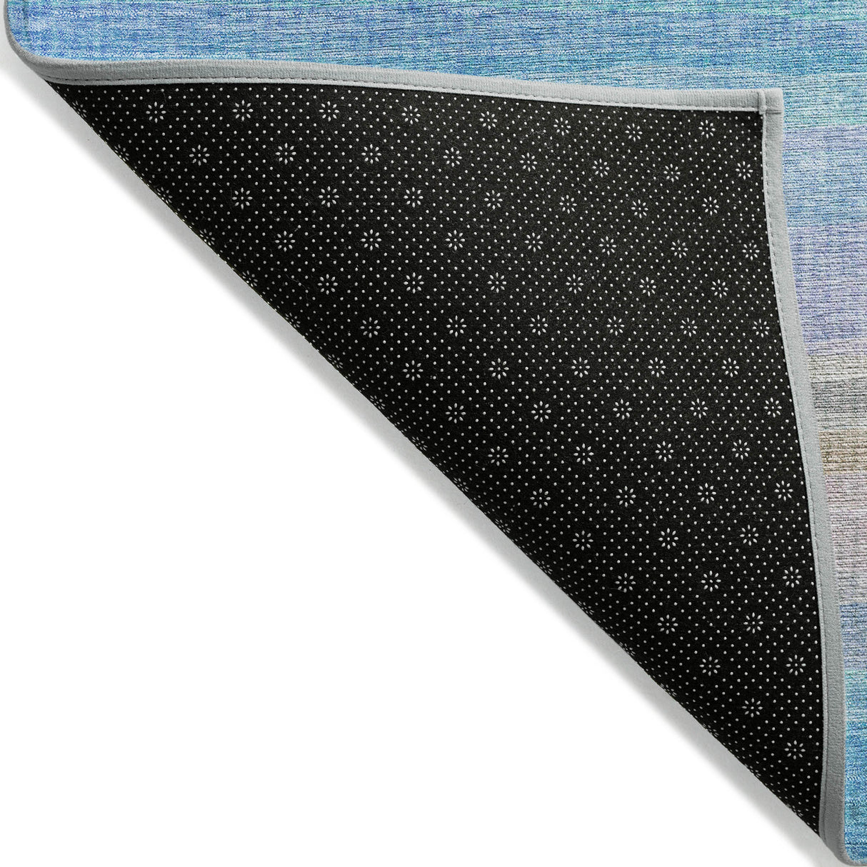 Addison Chantille ACN2093 Stripes Machine Made Transitional Aqua Rug