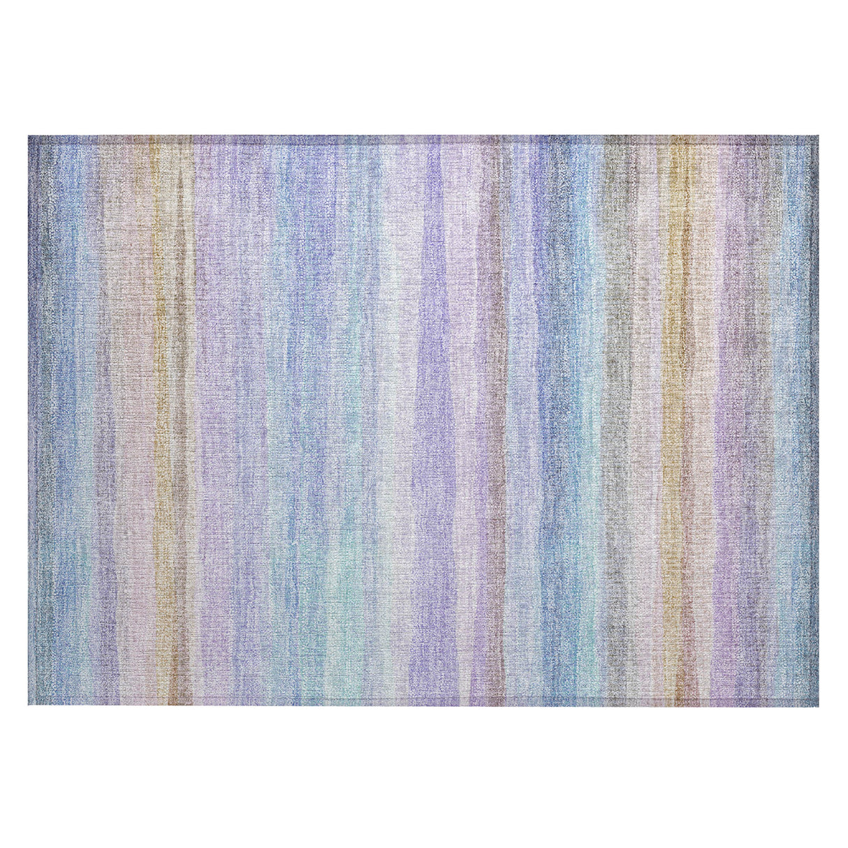 Addison Chantille ACN2093 Stripes Machine Made Transitional Lavender Rug