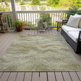 Addison Chantille ACN2095 Waves Machine Made Transitional Sage Rug