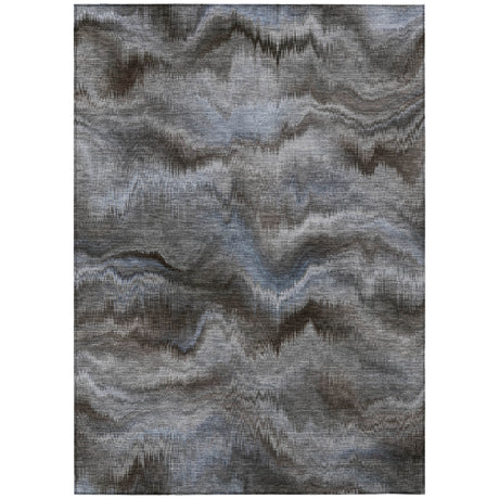 Addison Chantille ACN2095 Waves Machine Made Transitional Taupe Rug