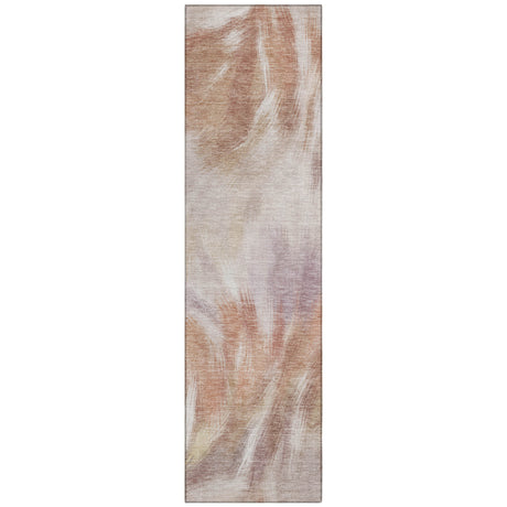 Addison Chantille ACN2096 Abstract Machine Made Transitional Copper Rug