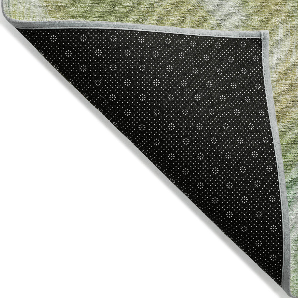 Addison Chantille ACN2096 Abstract Machine Made Transitional Green Rug