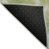 Addison Chantille ACN2096 Abstract Machine Made Transitional Green Rug