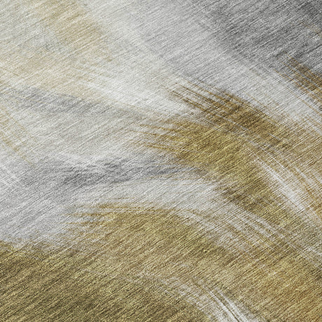 Addison Chantille ACN2096 Abstract Machine Made Transitional Pewter Rug