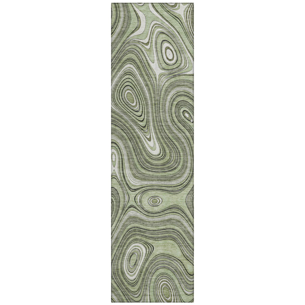 Addison Chantille ACN2097 Geometric Machine Made Transitional Aloe Rug