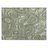 Addison Chantille ACN2097 Geometric Machine Made Transitional Aloe Rug