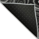 Addison Chantille ACN2097 Geometric Machine Made Transitional Black Rug
