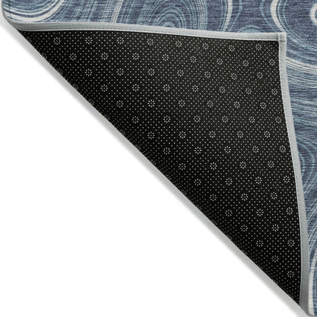 Addison Chantille ACN2097 Geometric Machine Made Transitional Blue Rug