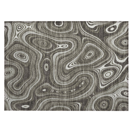 Addison Chantille ACN2097 Geometric Machine Made Transitional Gray Rug