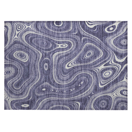Addison Chantille ACN2097 Geometric Machine Made Transitional Plum Rug