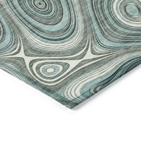 Addison Chantille ACN2097 Geometric Machine Made Transitional Sky Rug