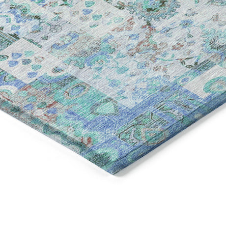 Addison Chantille ACN2099 Global Machine Made Traditional Blue Rug