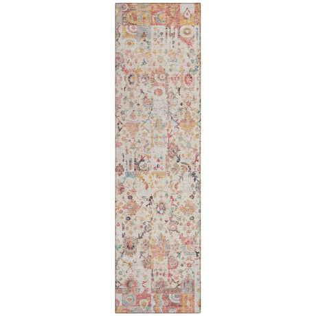 Addison Chantille ACN2099 Global Machine Made Traditional Pink Rug