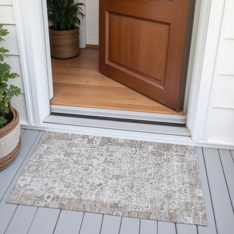 Addison Chantille ACN2099 Global Machine Made Traditional Taupe Rug