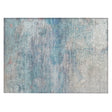 Addison Chantille ACN2100 Abstract Machine Made Transitional Aqua Rug