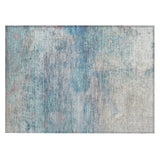 Addison Chantille ACN2100 Abstract Machine Made Transitional Aqua Rug