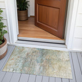 Addison Chantille ACN2100 Abstract Machine Made Transitional Wheat Rug