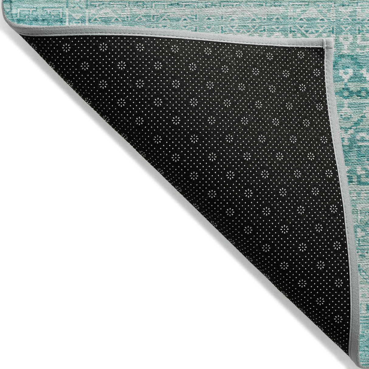 Addison Chantille ACN2101 Stripes Machine Made Transitional Aqua Rug