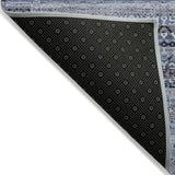 Addison Chantille ACN2101 Stripes Machine Made Transitional Blue Rug