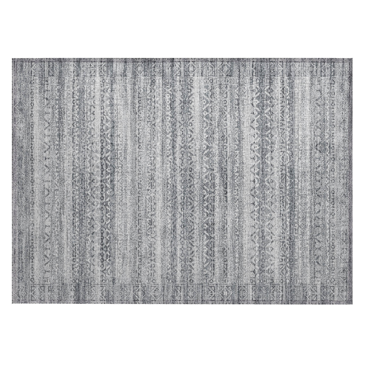 Addison Chantille ACN2101 Stripes Machine Made Transitional Gray Rug