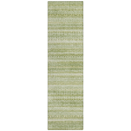 Addison Chantille ACN2101 Stripes Machine Made Transitional Sage Rug